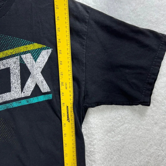 Fox Racing Legacy Shirt Mens L Regular Black Y2k CyberGoth Motocross Motorcycle - Picture 9 of 10